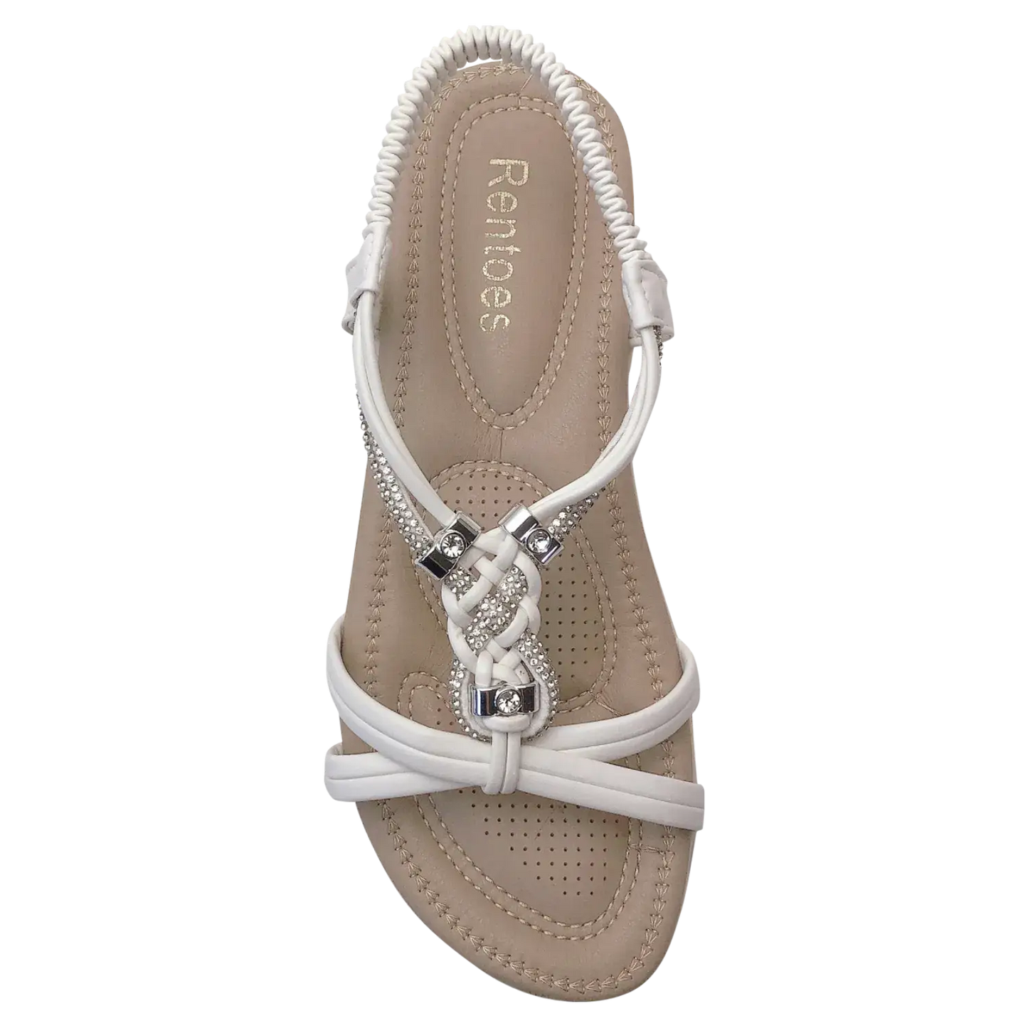 Elegant Crystal Woven Summer Comfort Sandals