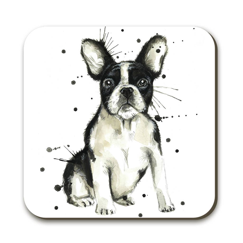 Splatter French Bulldog Coaster KW87C