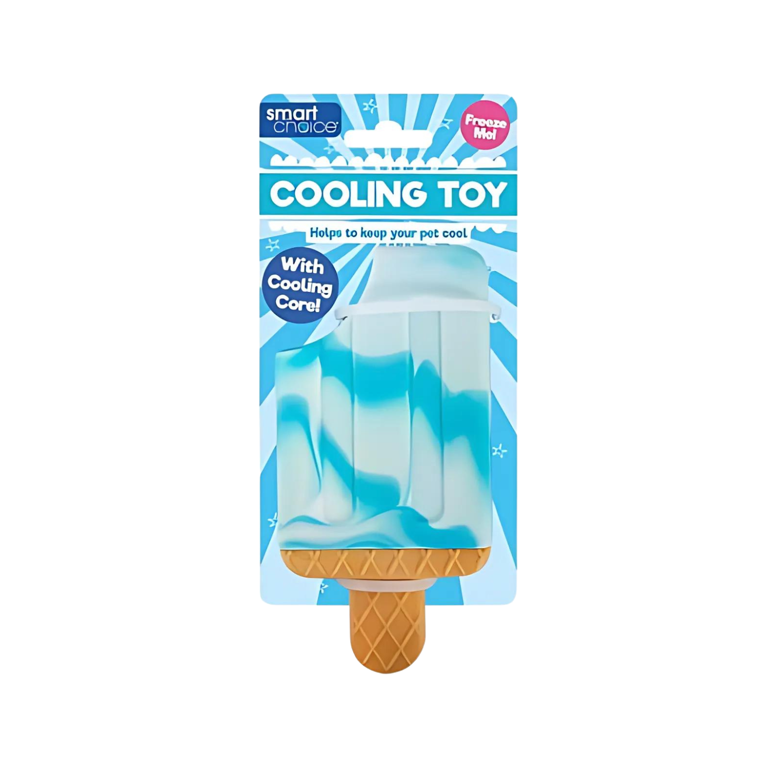 WufWuf & Smart Choice Cooling Rubber Ice Lolly Dog Toy