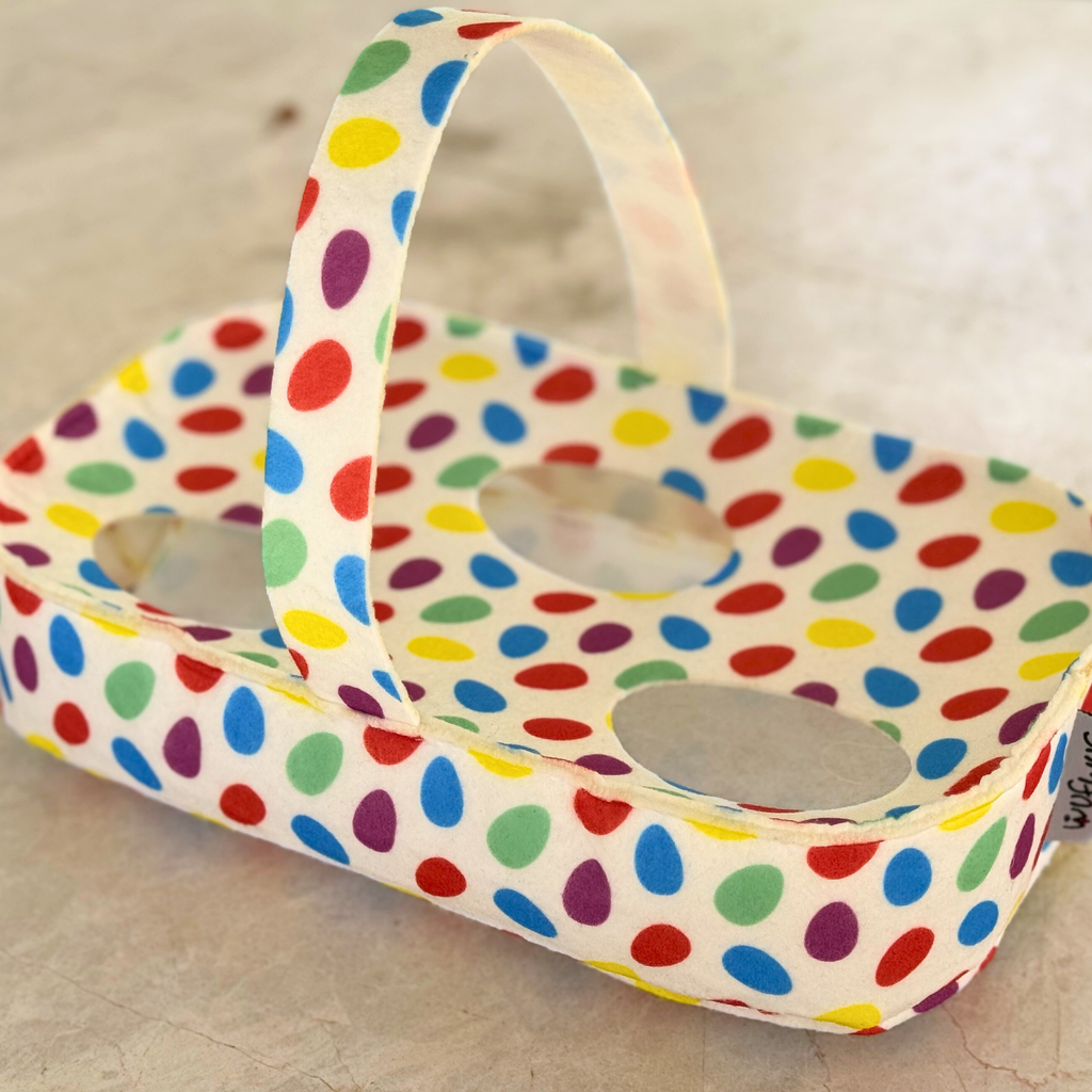 WufWuf Spring Basket: Lamb, Bunny, Chick - Hide&Seek Dog Toy