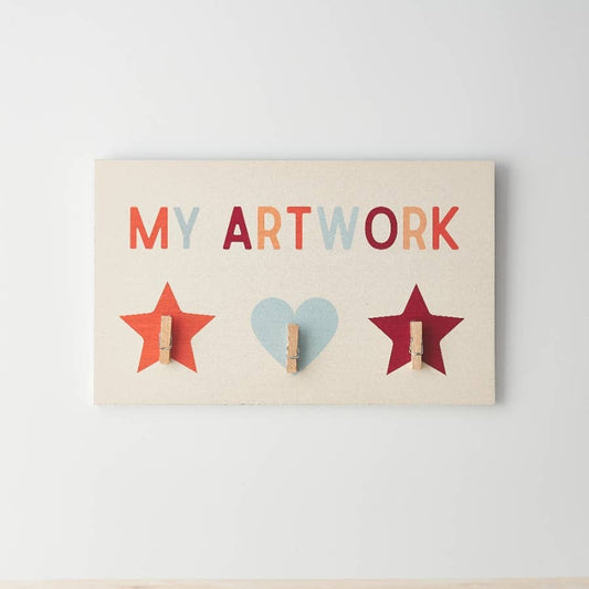 'My Artwork' Wooden Sign, 29.5cm