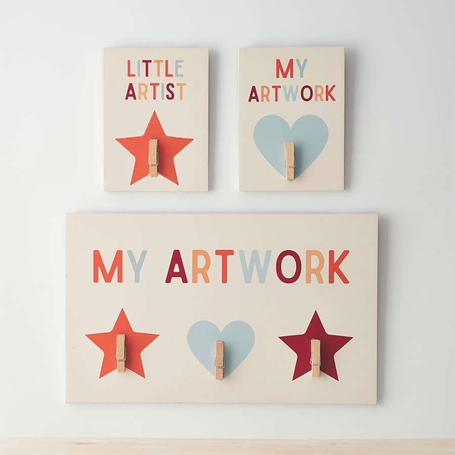 'My Artwork' Wooden Sign, 29.5cm