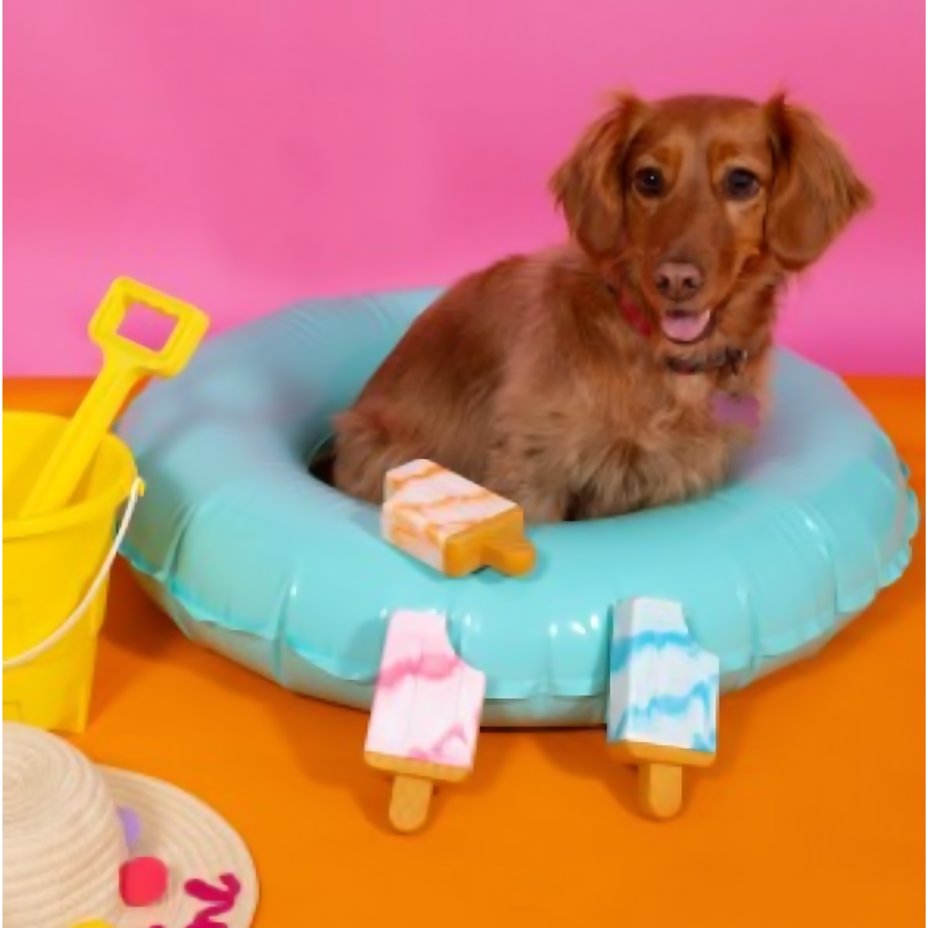 WufWuf & Smart Choice Cooling Rubber Ice Lolly Dog Toy