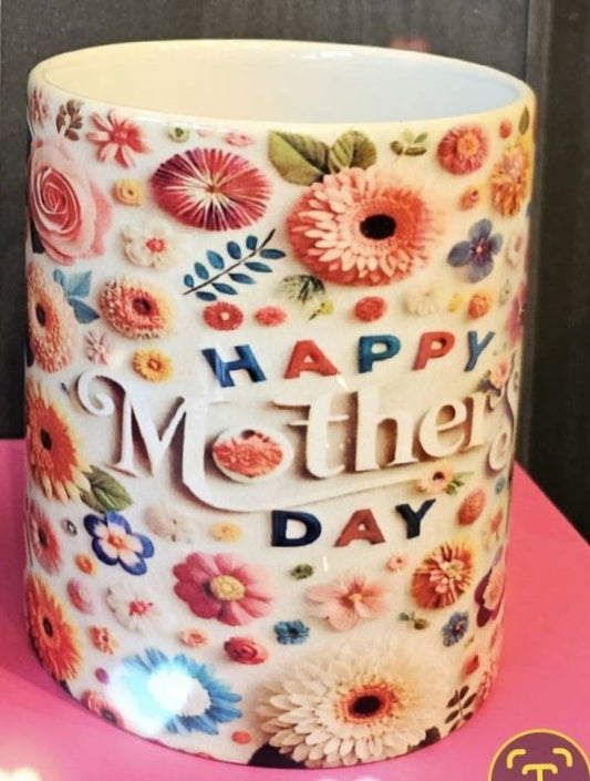 Mothers day Flower Mug