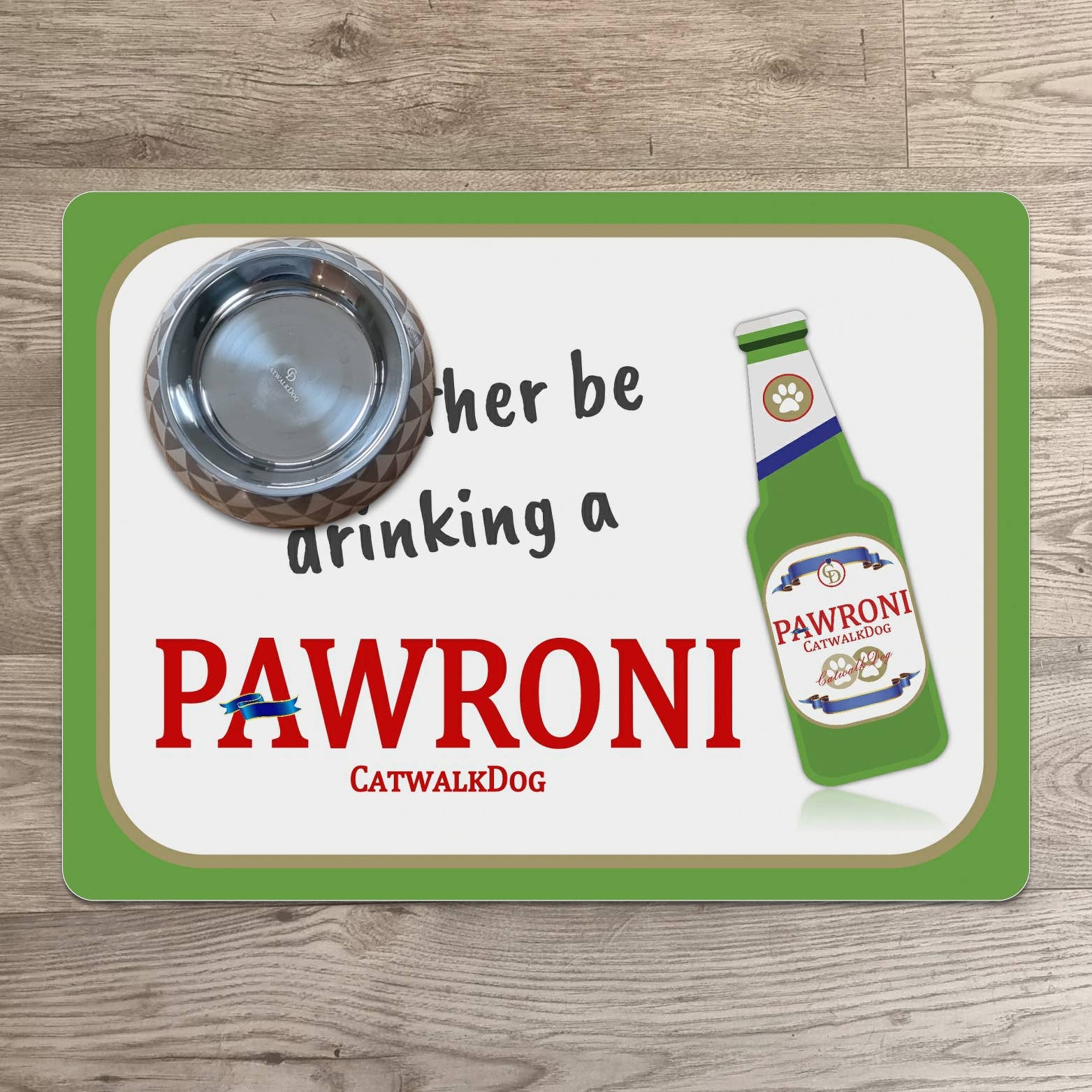 CatwalkDog Pawroni Feeding Mat