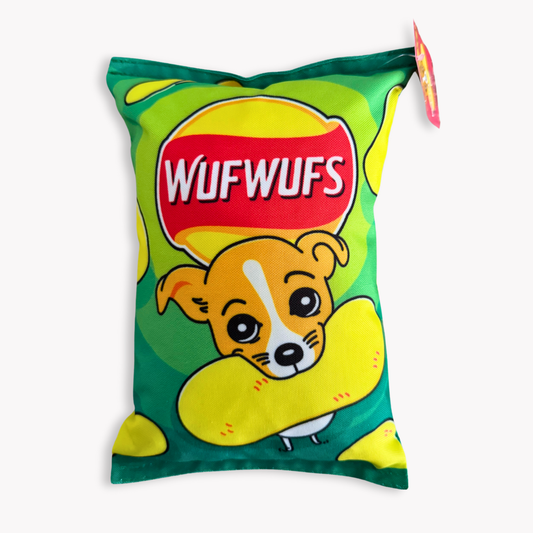 WufWuf Crispy Crisps Crinkle Dog Toy, WufWufs