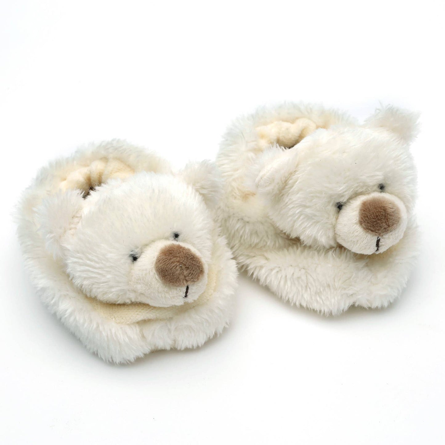 Bear Baby Soft Plush Slippers House Shoes - (0-6 months)