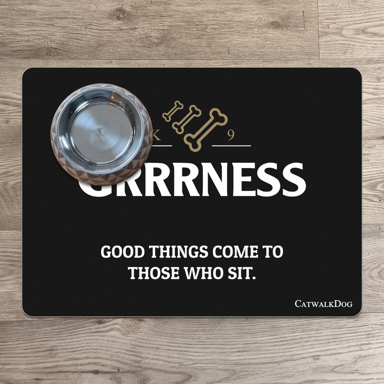 CatwalkDog Grrrness Feeding Mat