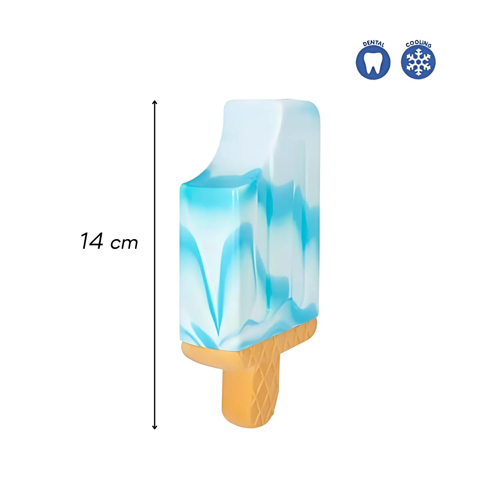 WufWuf & Smart Choice Cooling Rubber Ice Lolly Dog Toy