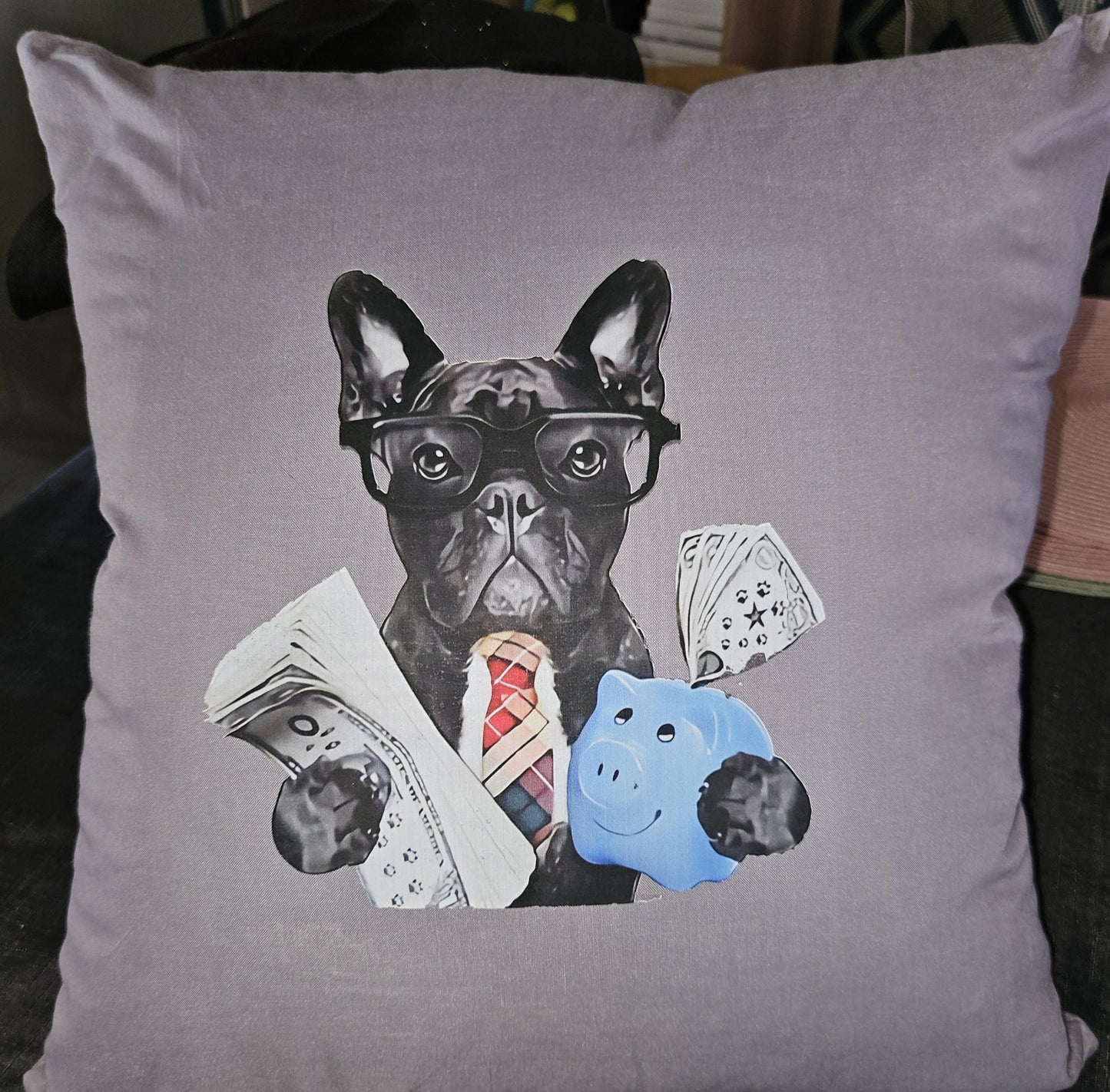 Frenchie Cushion